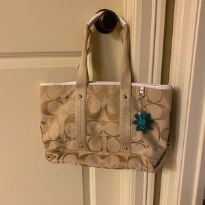 Khaki Coach Bag